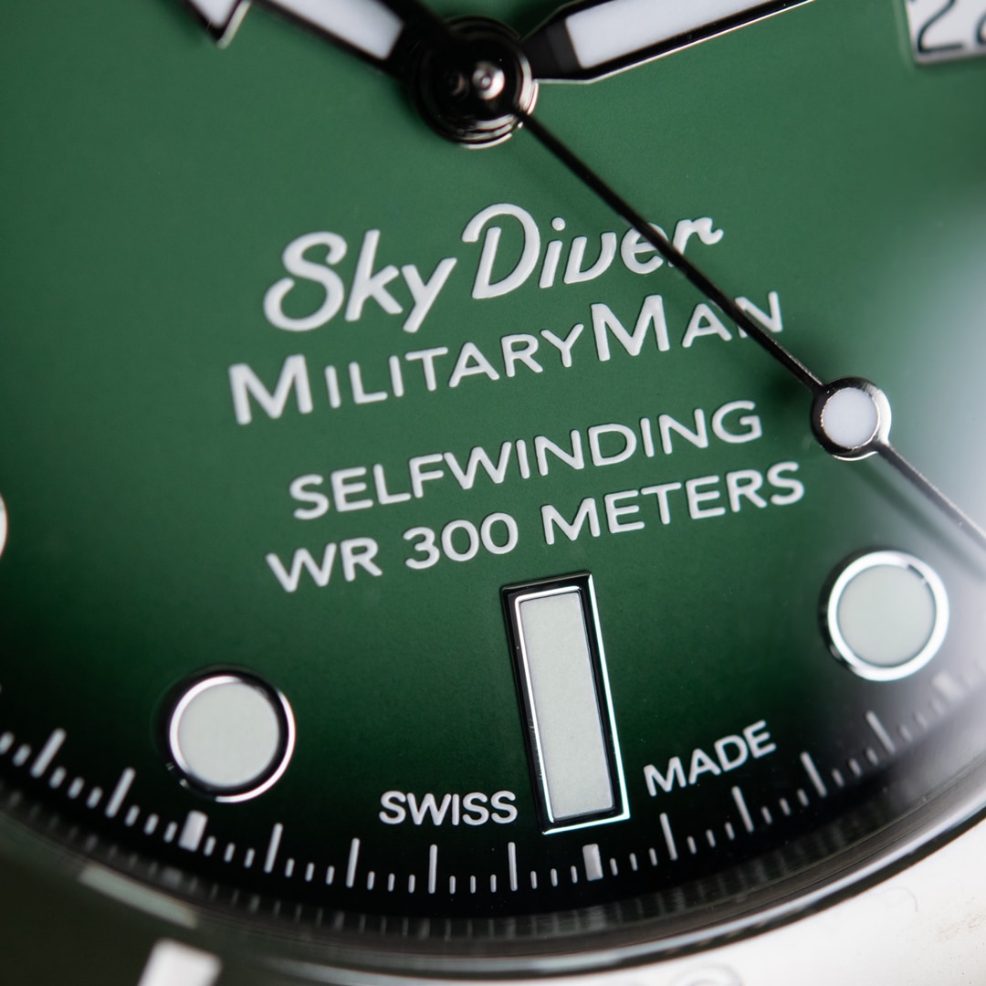 Edox SkyDiver MilitaryMan x CHRISTIAN Limited Edition