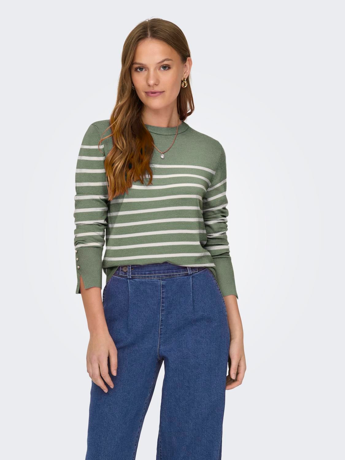 JDYMALOU Strickpullover Sea Spray