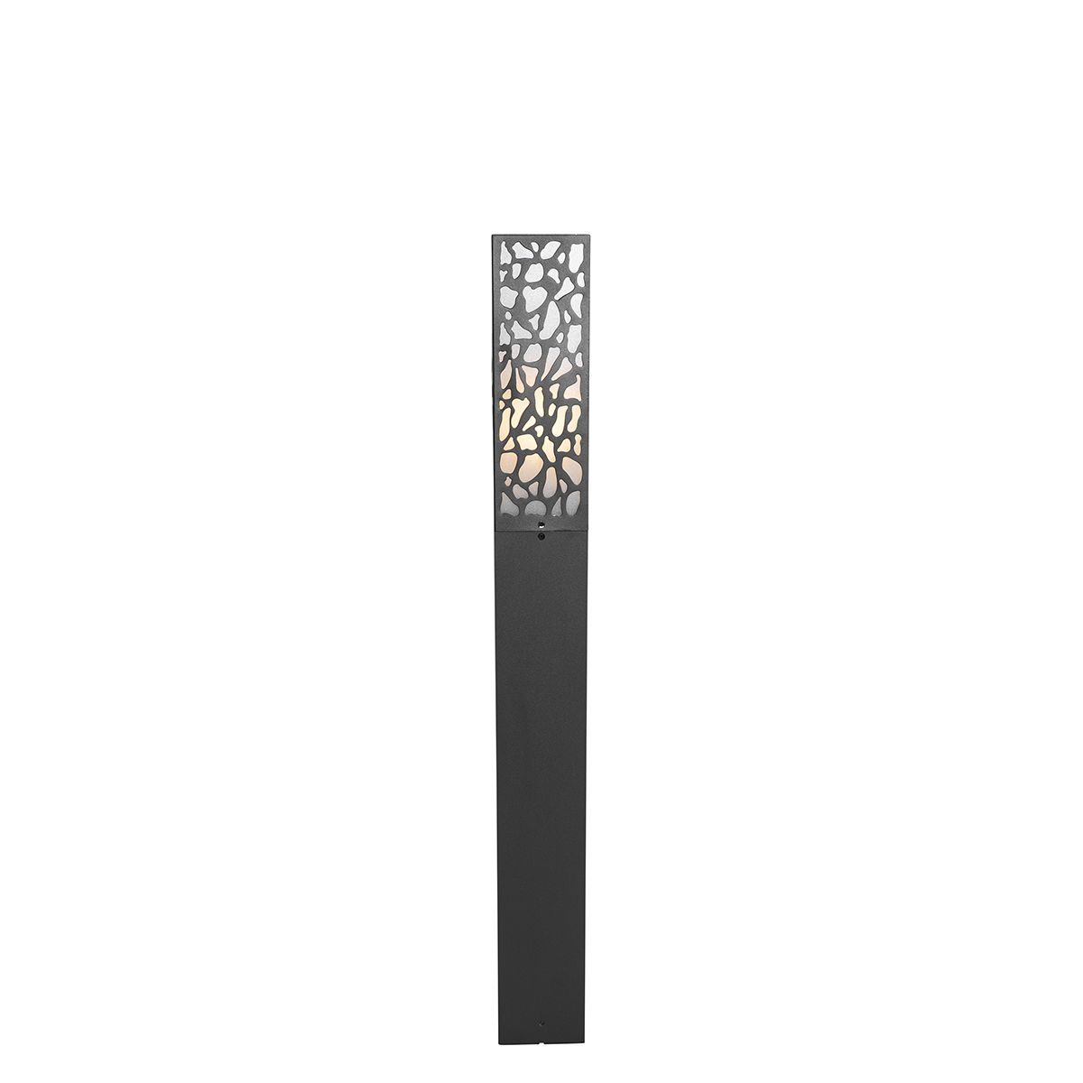 Modern buiten paaltje zwart 90 cm IP44 - Nicole