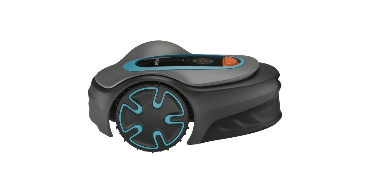 GARDENARobotmaaier SILENO minimo 250  (Grijs/turquoise, 250 m², Li-ion accu + Basisstation inbegrepen, Bluetooth)