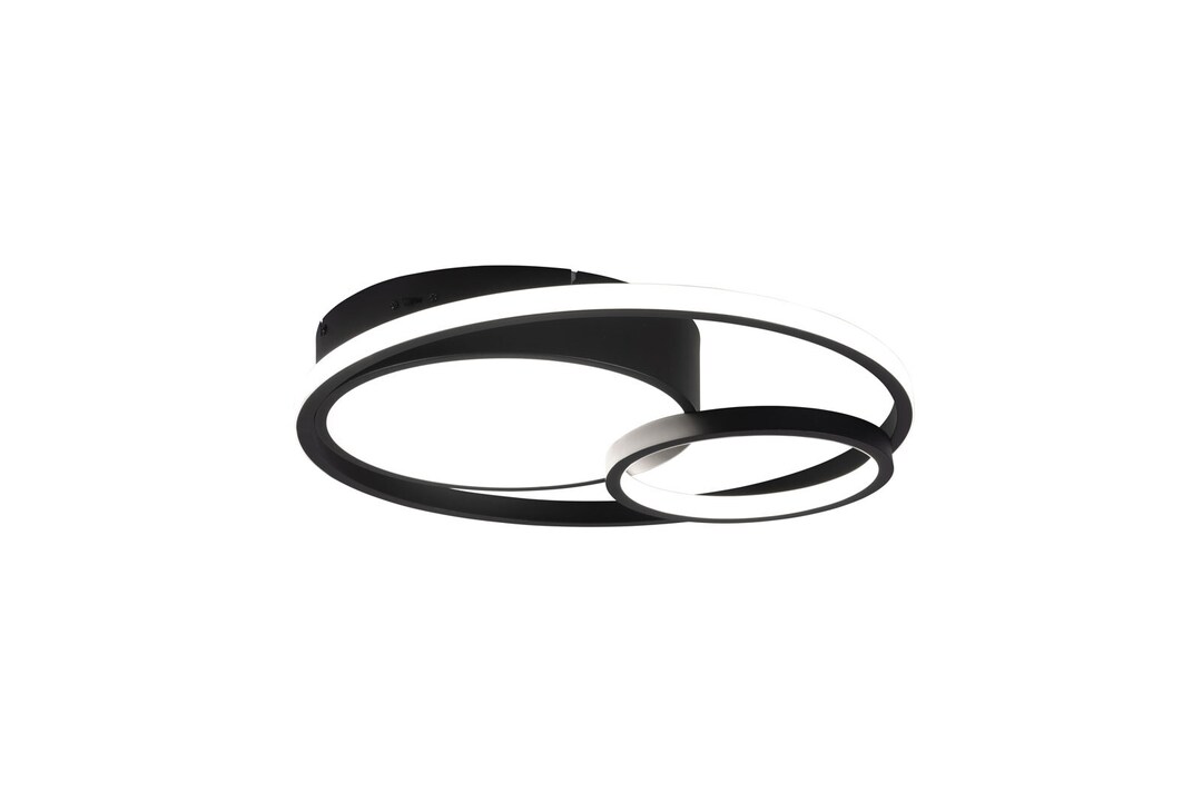 LED Deckenlampe VUELTA 48 cm schwarz