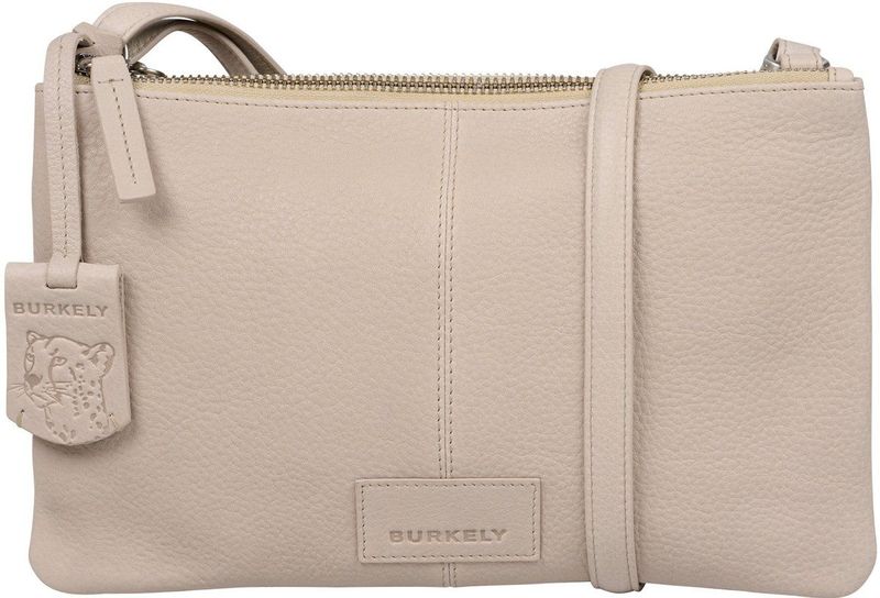 Burkely - Soft Skylar - Crossbodytas - Lichtgrijs - Leer