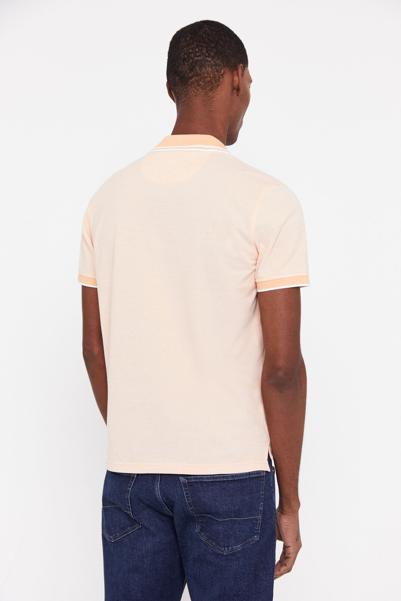 Camisa polo Oxford - Laranja