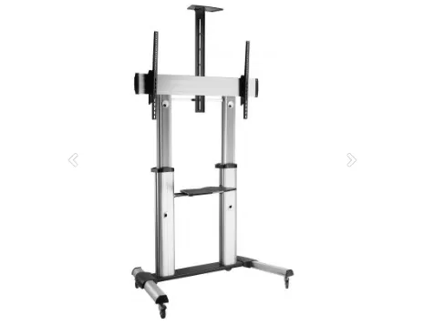 Techly ICA-TR24, Sølv, Sølv, 1 hylder, Sort, 100 kg, 2,54 m (100