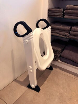 BabyDan Toilet Trainer, White/Black