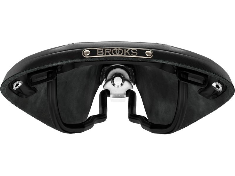 BROOKS Fahrradsattel B17, Schwarz Ledersattel B211 Standard für Herren