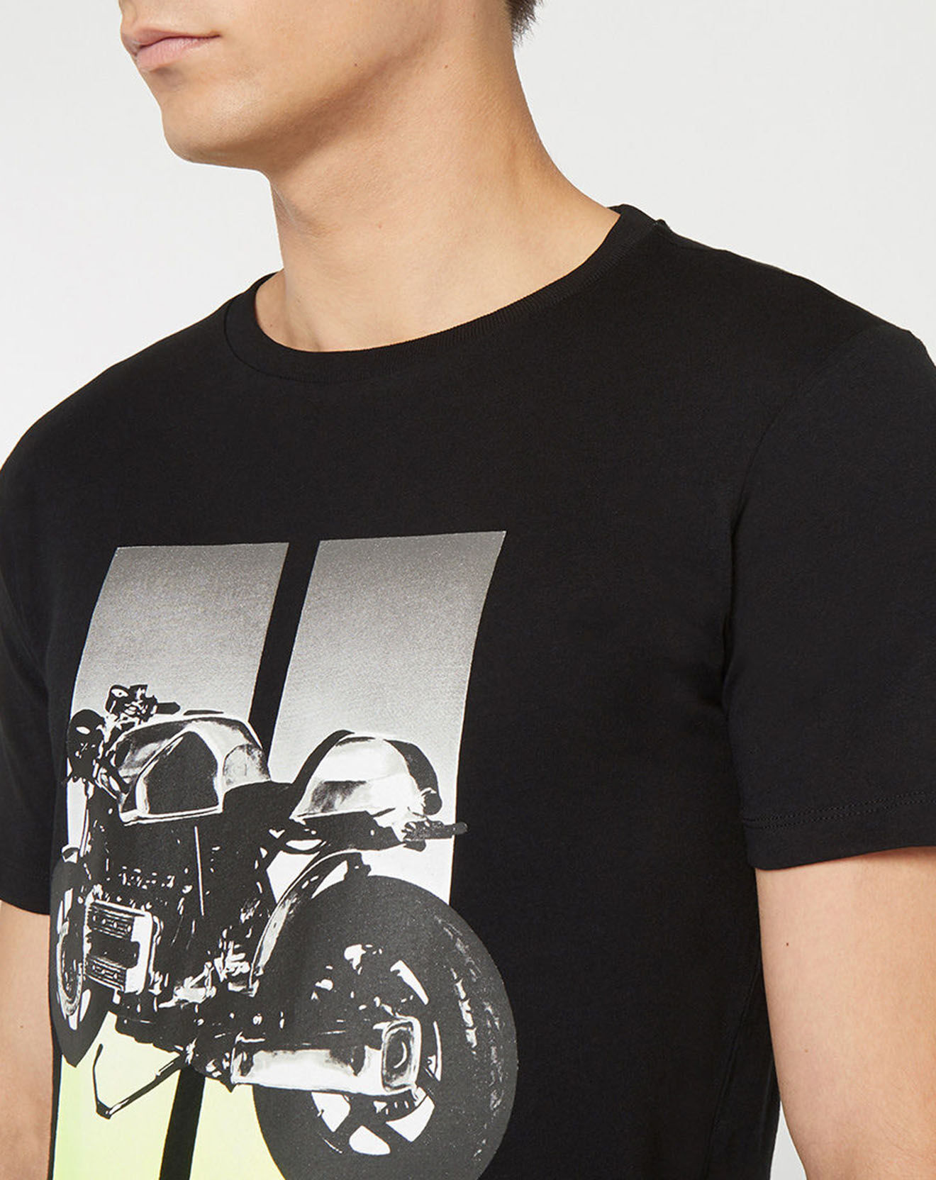 Replay T-Shirt Moto Bike noir