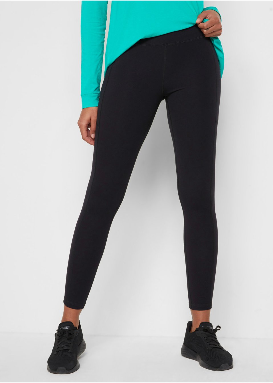 Legging de sport avec poches latérales, longueur cheville