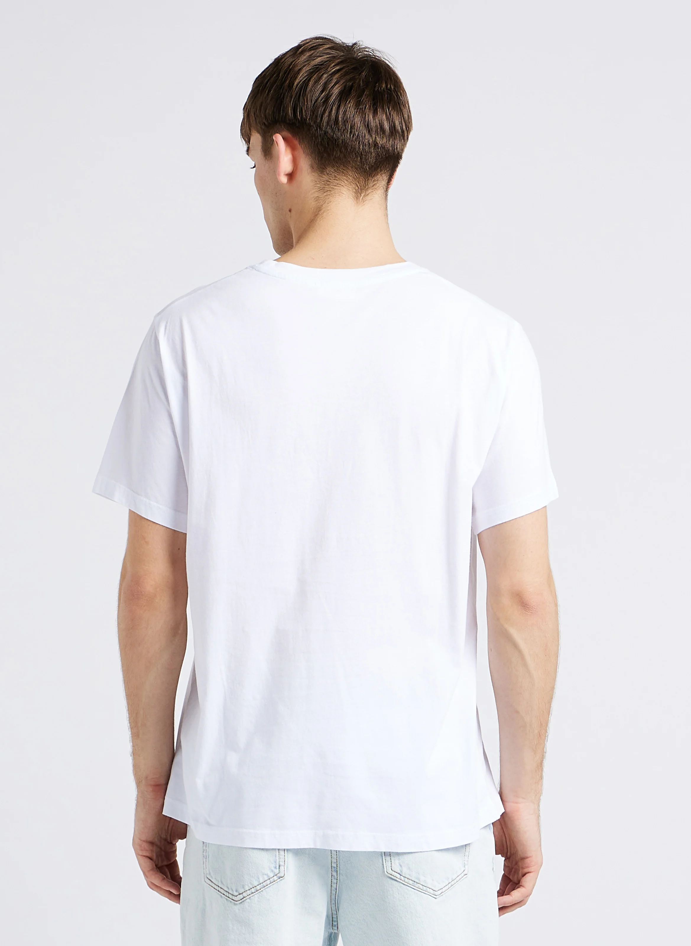 VUPAVILLE - Tee-shirt à col rond en coton | Blanc