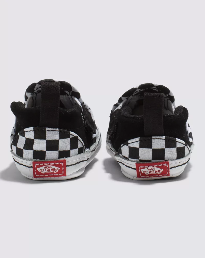 Infant Slip-On V Crib Checker Shoe