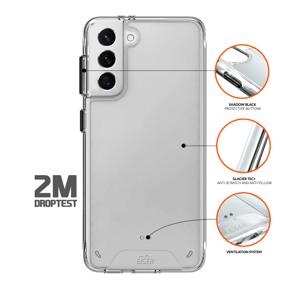 Samsung Galaxy S21 FE 5G Glacier Case Hybrid Schutzhülle (EGCA00318) - Transparent