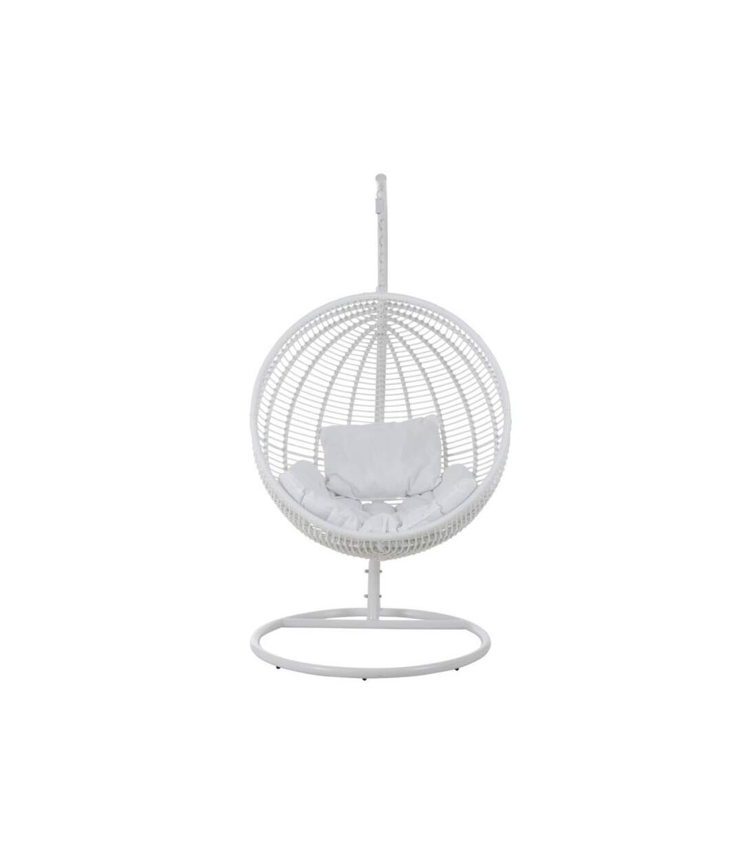 Paris Prix - Fauteuil Suspendu Ronde aciera 193cm Blanc