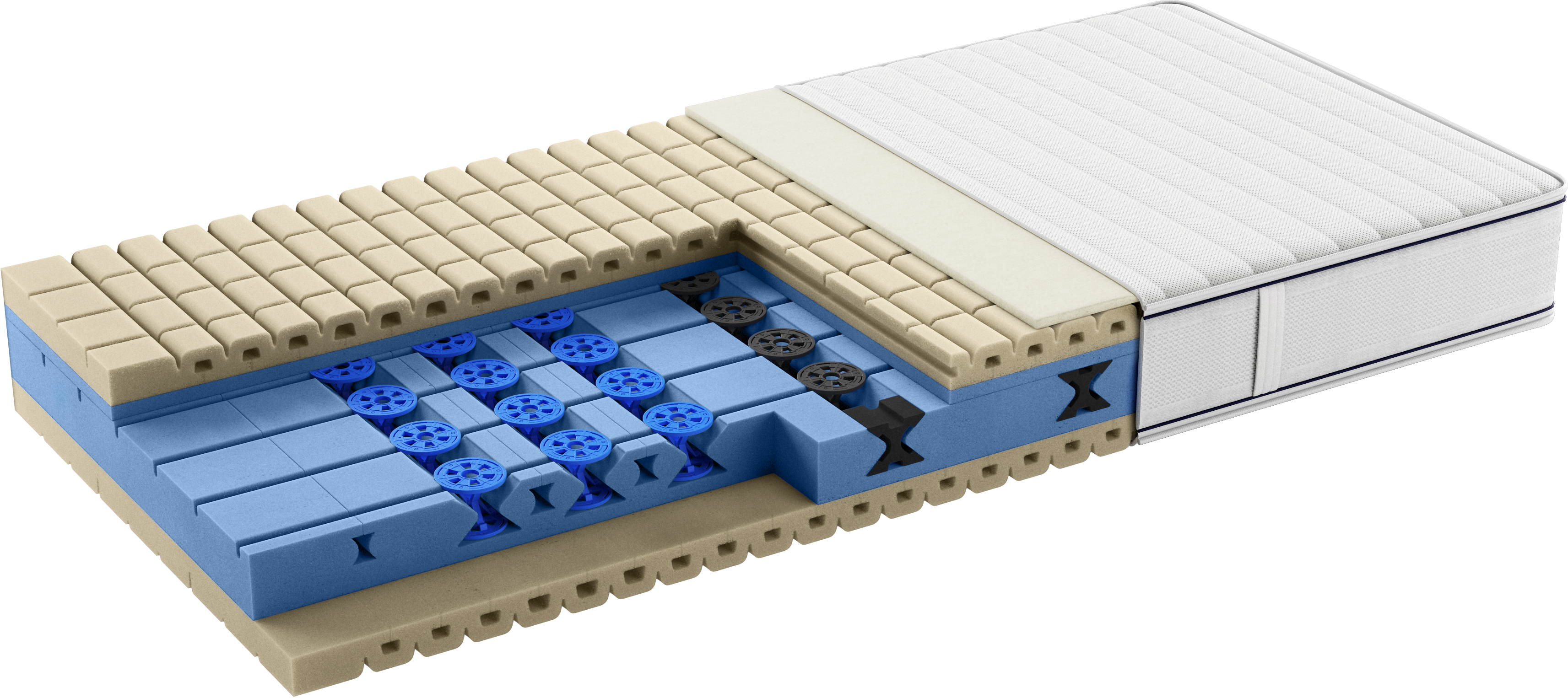 bico PREMIOTOP FLOAT II medium Matratze - 220.0 cm x 180.0 cm