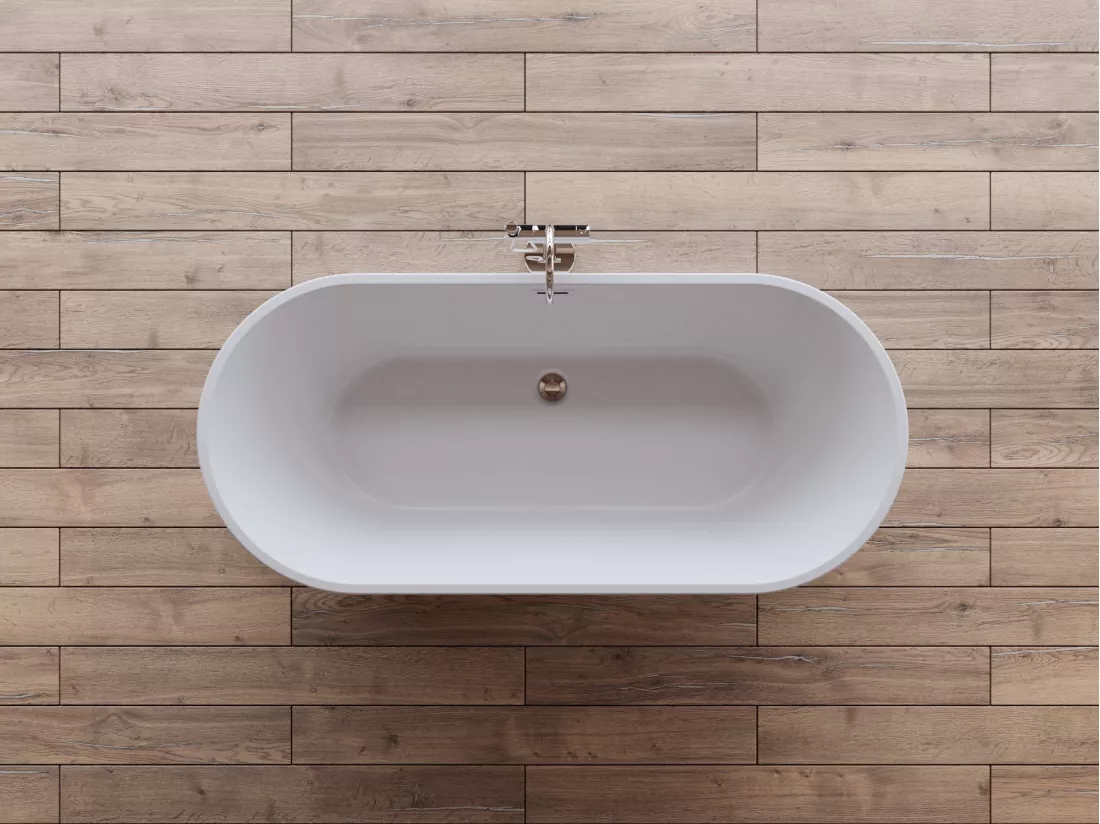 Baignoire îlot ovale JADE L.170 x l.80 cm, by SPALINA
