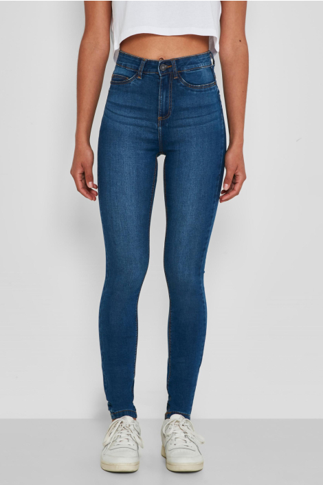 Noisy may blauwe dames jeans