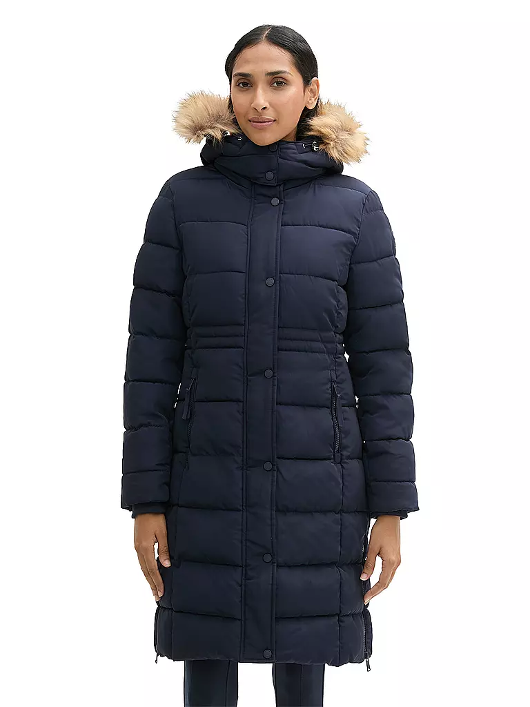 TOM TAILOR Steppmantel dunkelblau