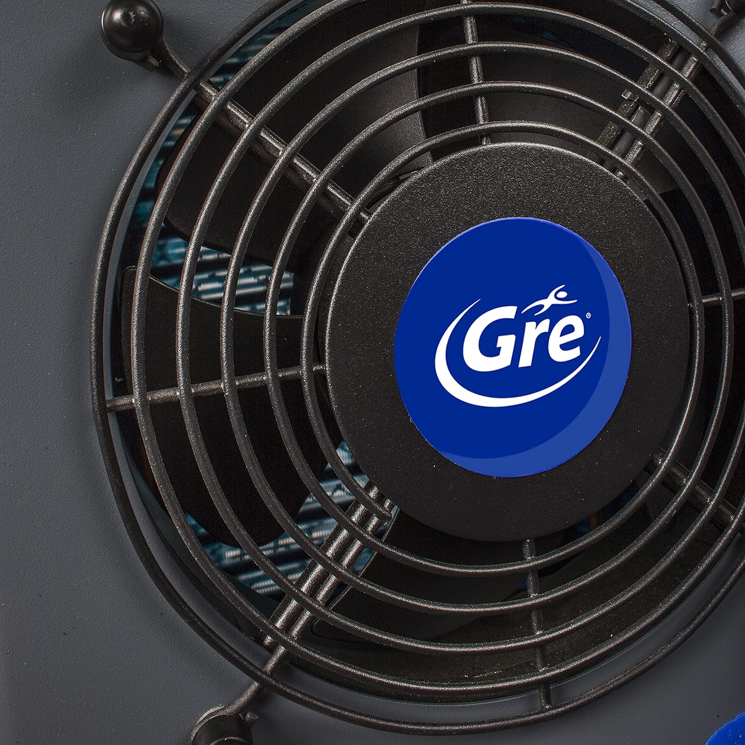 Gre HPM40 HPM40-Mini Pompe à Chaleur pour Piscine Hors Sol jusqu'à 40 m3, Noir