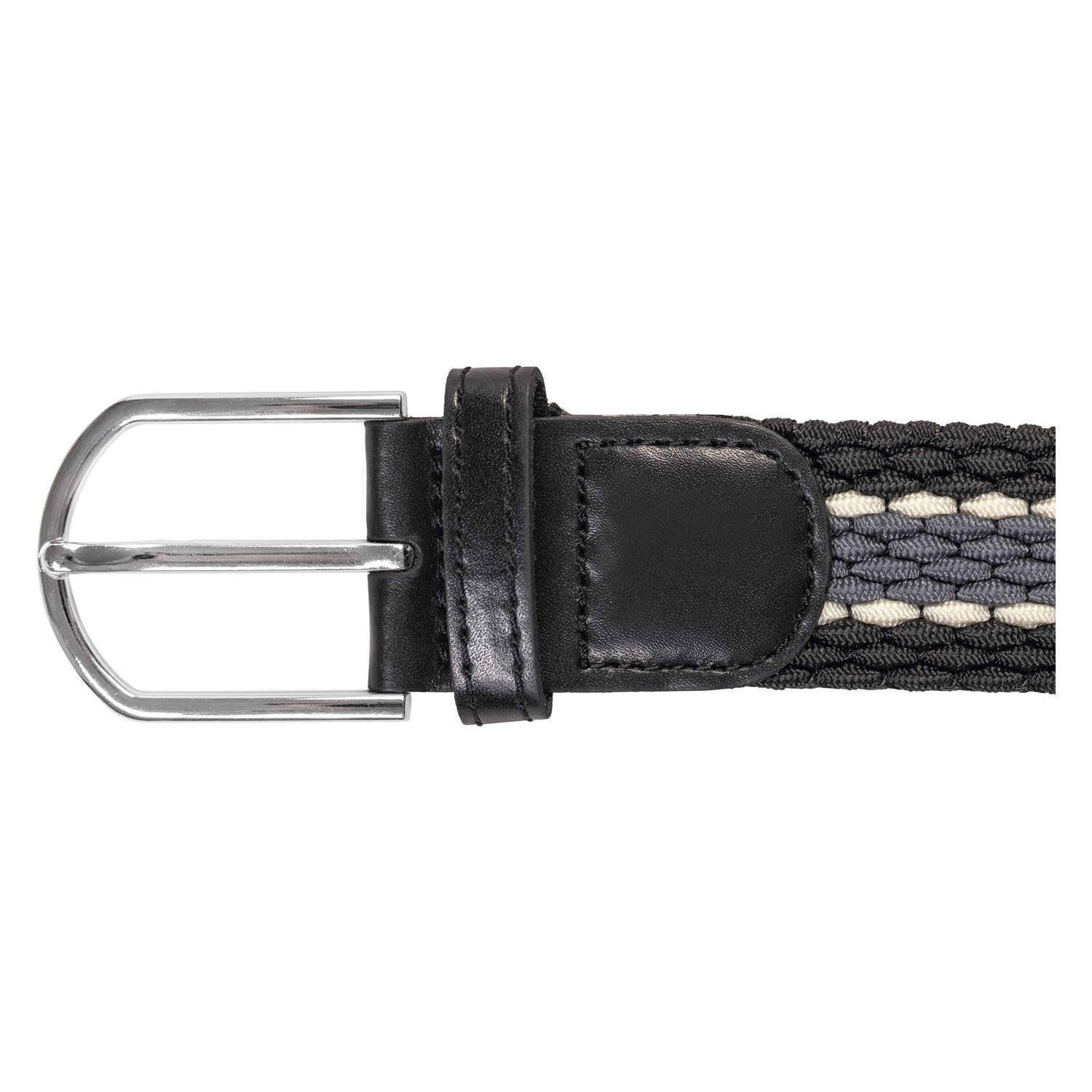 black forest Stretchgürtel geflochten  - navy/anthracite