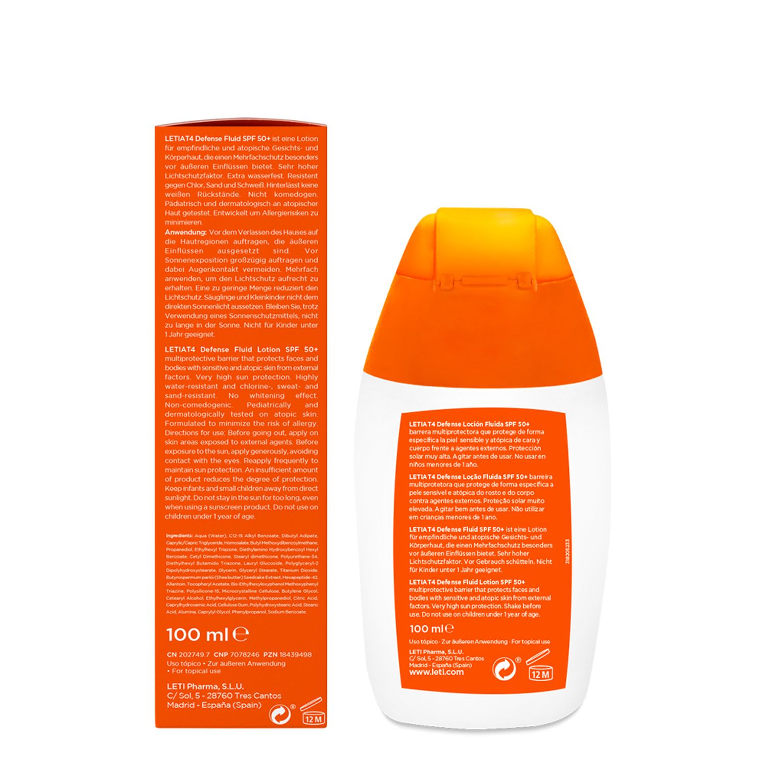 LETI AT4 Defense Fluid SPF 50+
