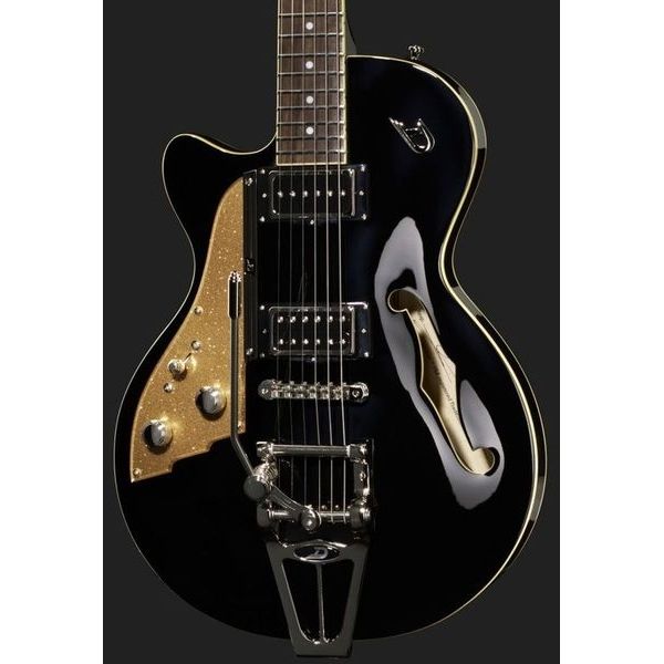 Duesenberg Starplayer TV Linkshänder Semiakustikgitarre schwarz