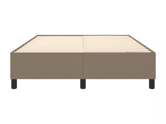 Sommier à lattes de lit Taupe 140x190 cm Tissu