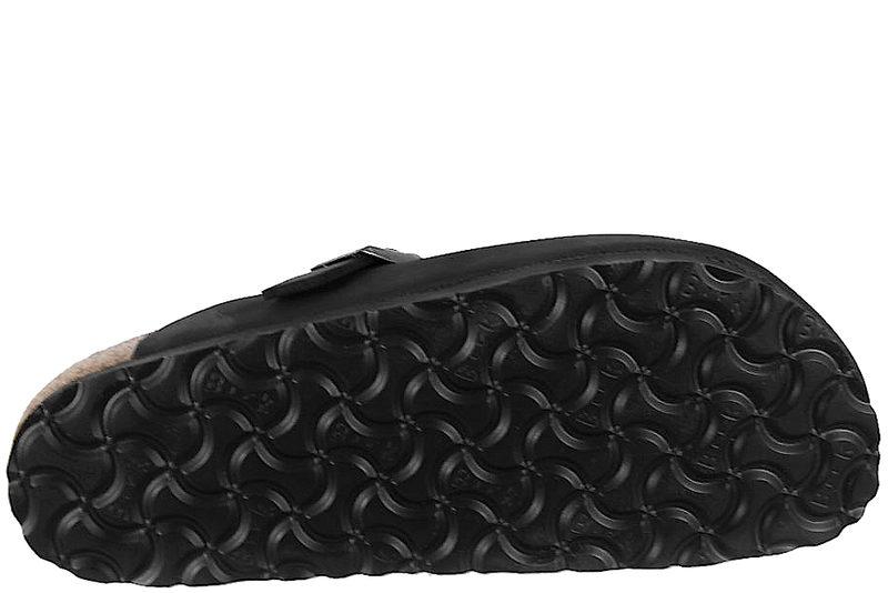 BIRKENSTOCK BOSTON SLENTERS I SORT OLIERET NUBUCK
