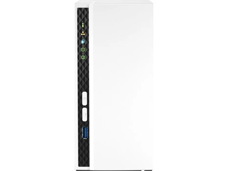 QNAP TS-233 - NAS-server - 2 bays - SATA 6Gb/s - RAID 0, 1, JBOD - RAM 2 GB - Gigabit Ethernet - iSCSI support