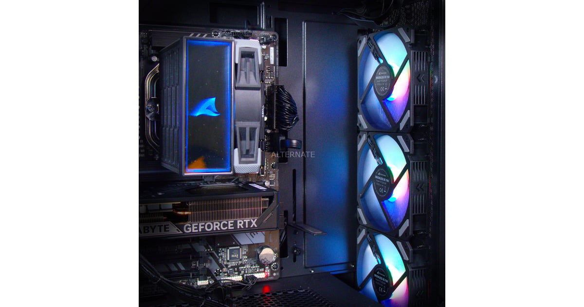 ALTERNATEThunderstorm Starter Ryzen 5 – RTX 5060 gaming pc  (Zwart | R5 7500F | RTX 5060 | 32 GB | 1 TB SSD)