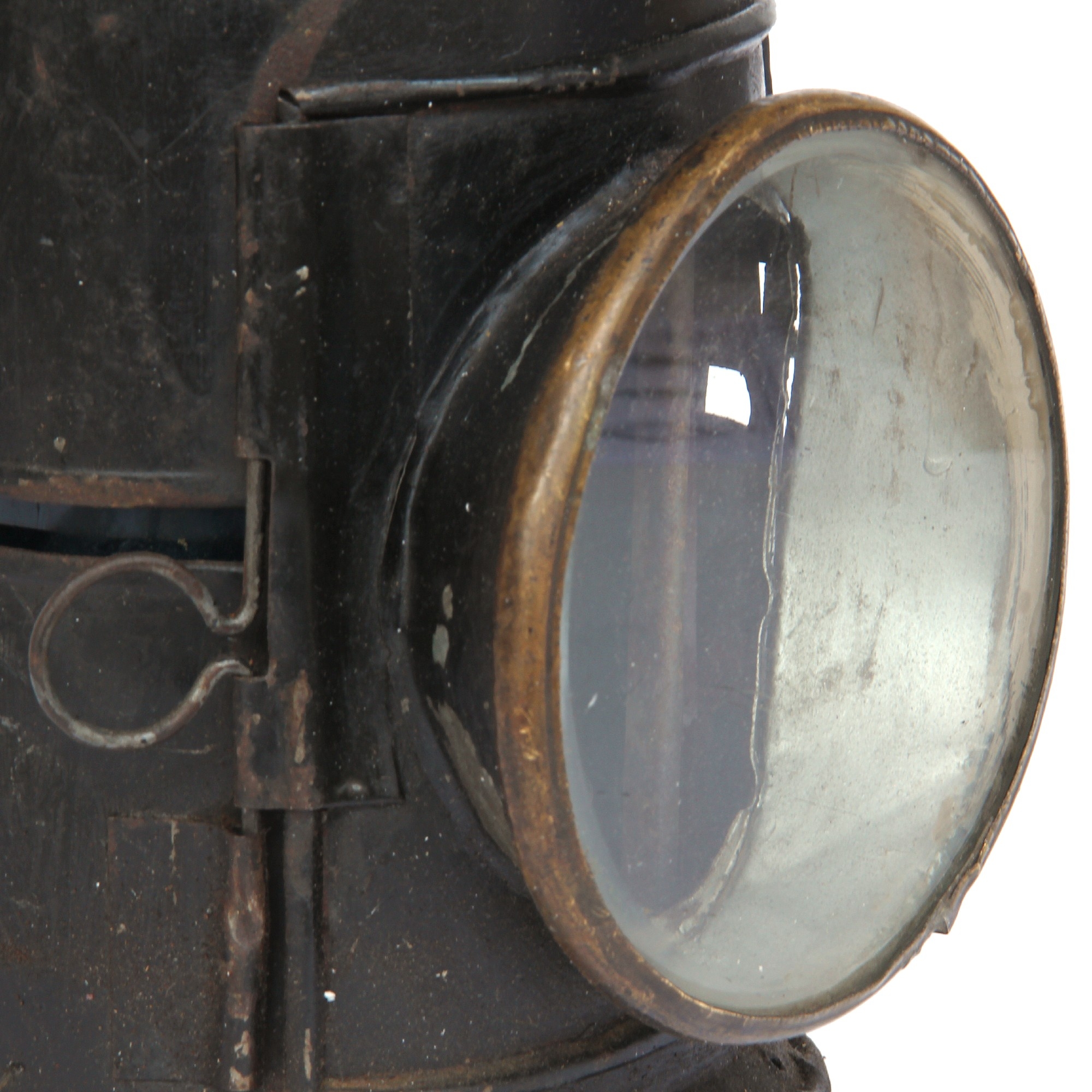 Eisenbahner-Laterne, schwarz, Einzelstücke von fischer's lagerhaus