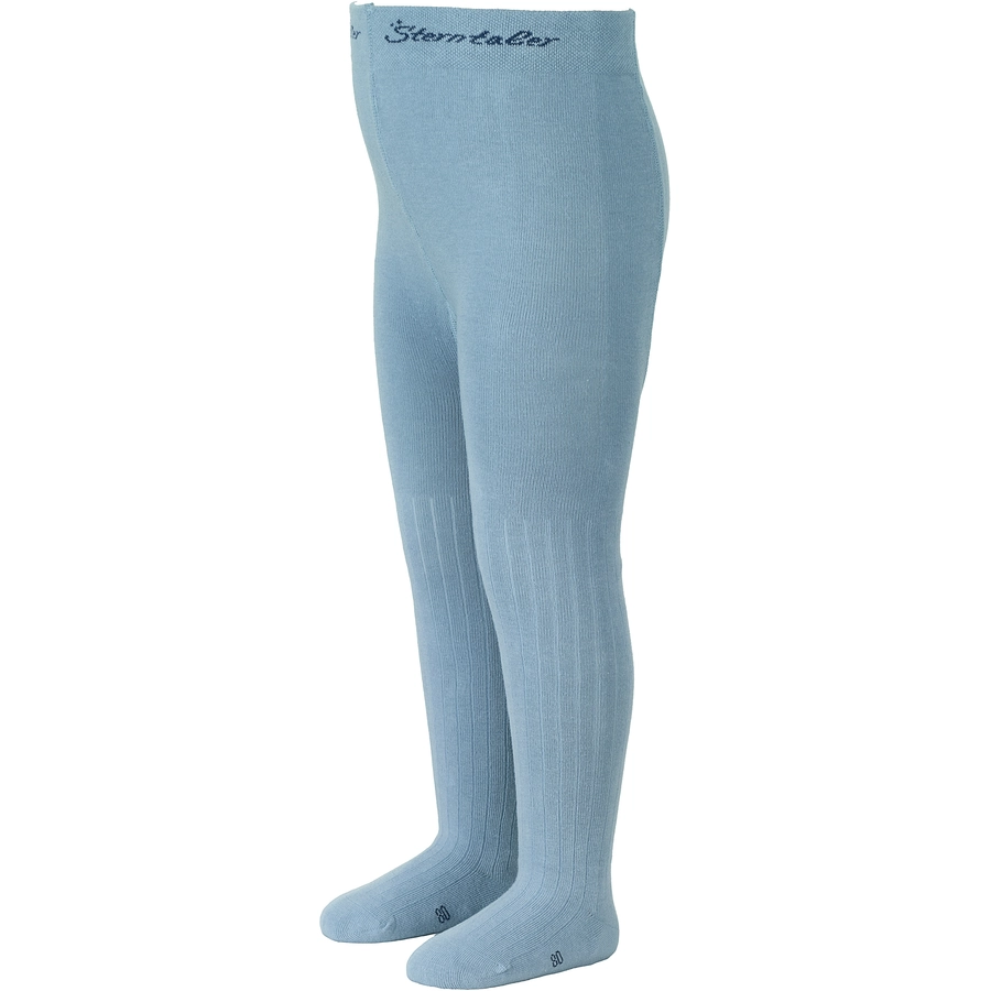 Sterntaler Strumpfhose Rippe graublau