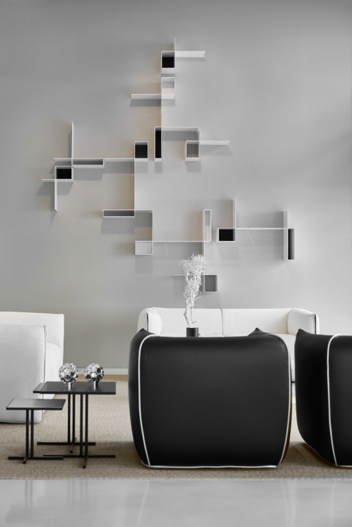 MDF Italia Randomissimo wandplank a/r geel