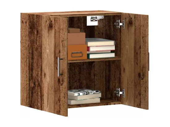 Armoire murale vieux bois 60x31x60 cm bois d'ingénierie
