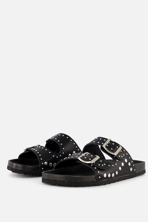 Ann Rocks Sandalen zwart Pu