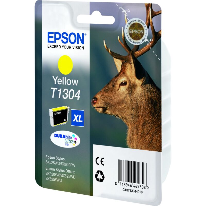 Cartouche Epson T130 couleurs séparées pour imprimante jet d'encre