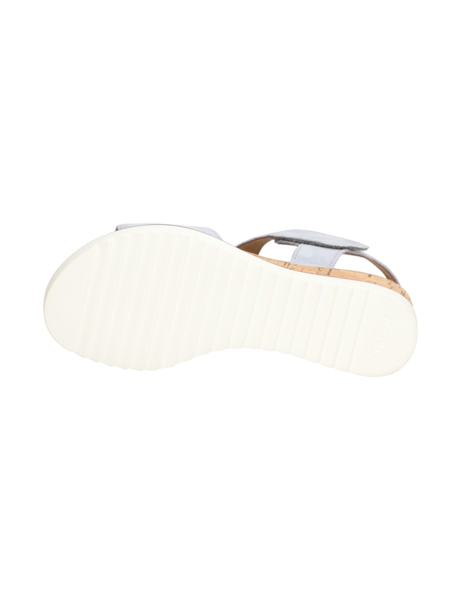 Veloursleder Sandale