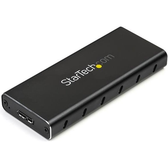 StarTech.com Boîtier USB 3.1 (10 Gb/s) pour SSD SATA M.2 NGFF avec câble USB-C - Aluminium