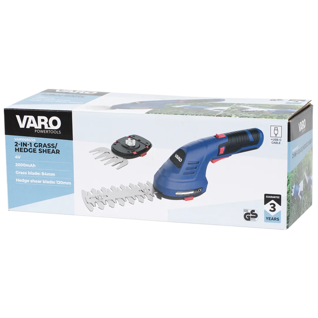 Taille-haie sans fil 2-en-1 Varo