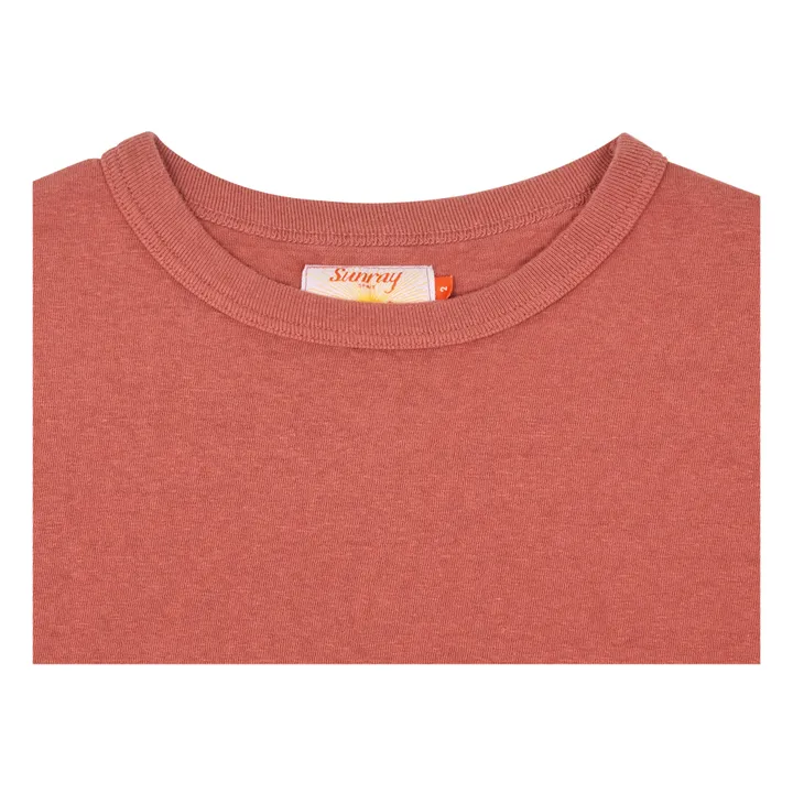sunray T-shirt Hi'aka Recyclé 260g | Rouge foncé