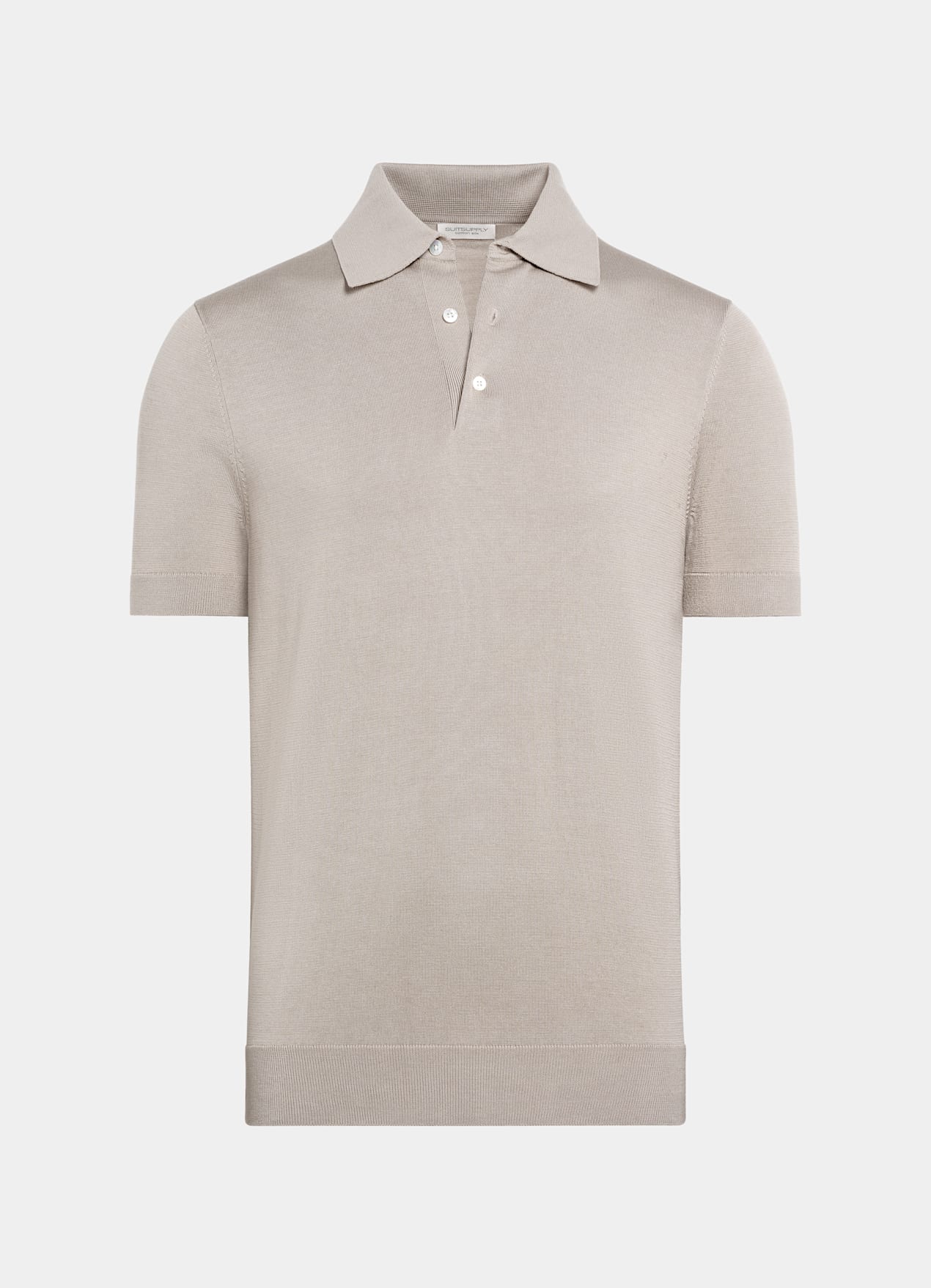 Polo taupe clair