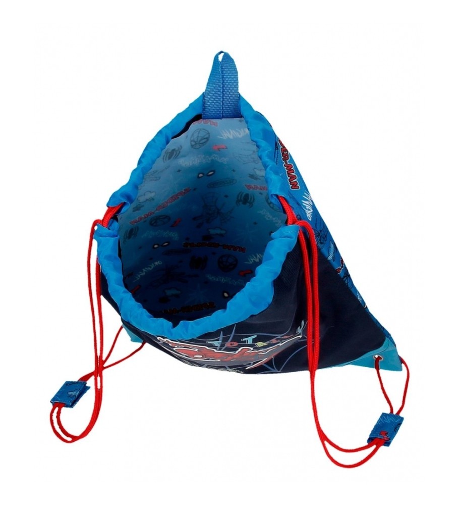 Mochila Joumma Bags Homem-Aranha Totalmente incrível azul