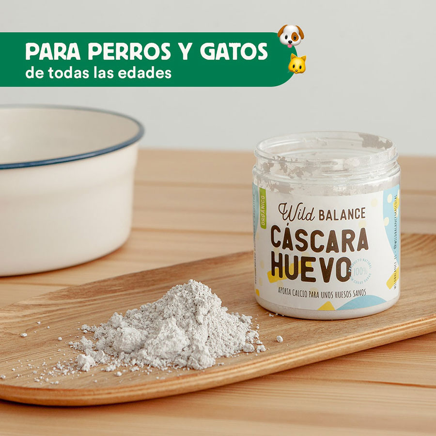 Suplemento orgânico de casca de ovo para animais de estimação