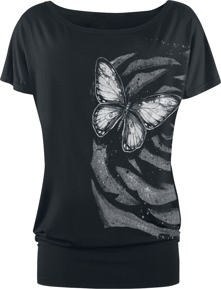 T-Shirt Imprimé Papillons | Full Volume by EMP T-Shirt Manches courtes