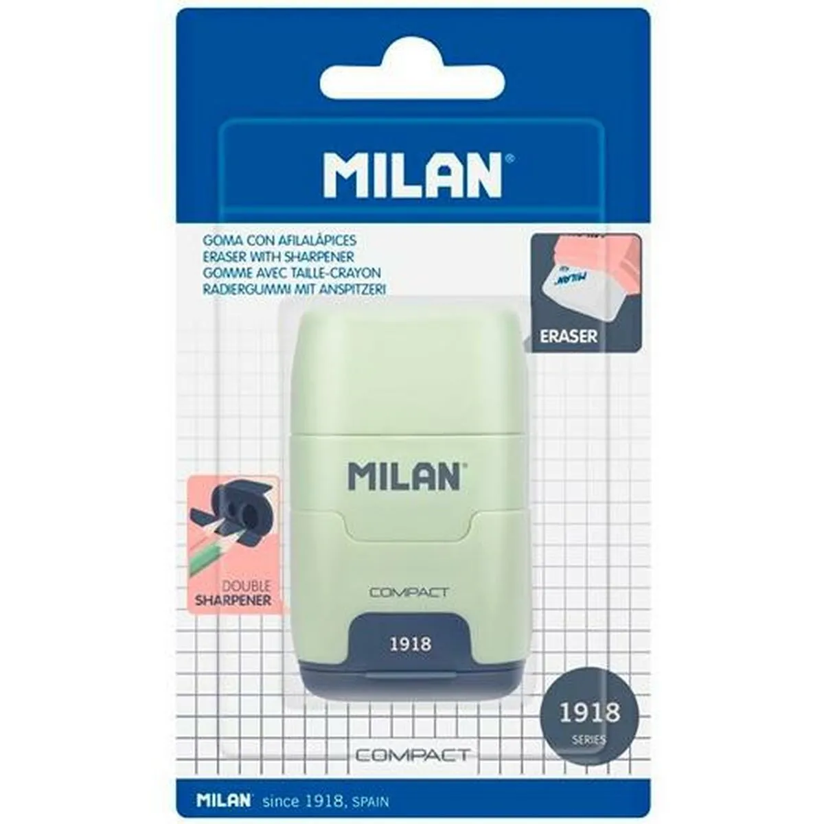 MILAN Gomme et Taille-Crayon