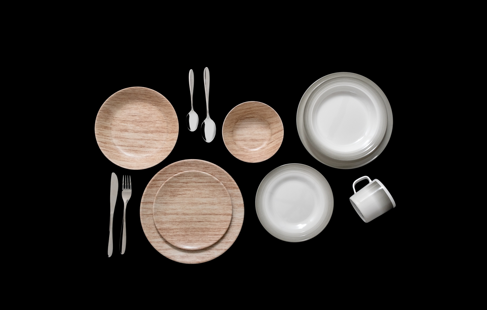 Brunner Midday Geschirr-Set 12-tlg. sequoia für 4 Personen