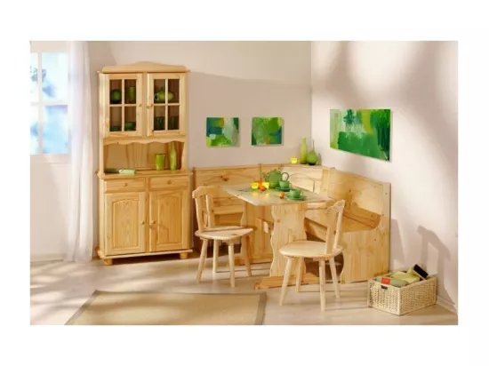 Vaisselier 4 Portes Bois Massif 