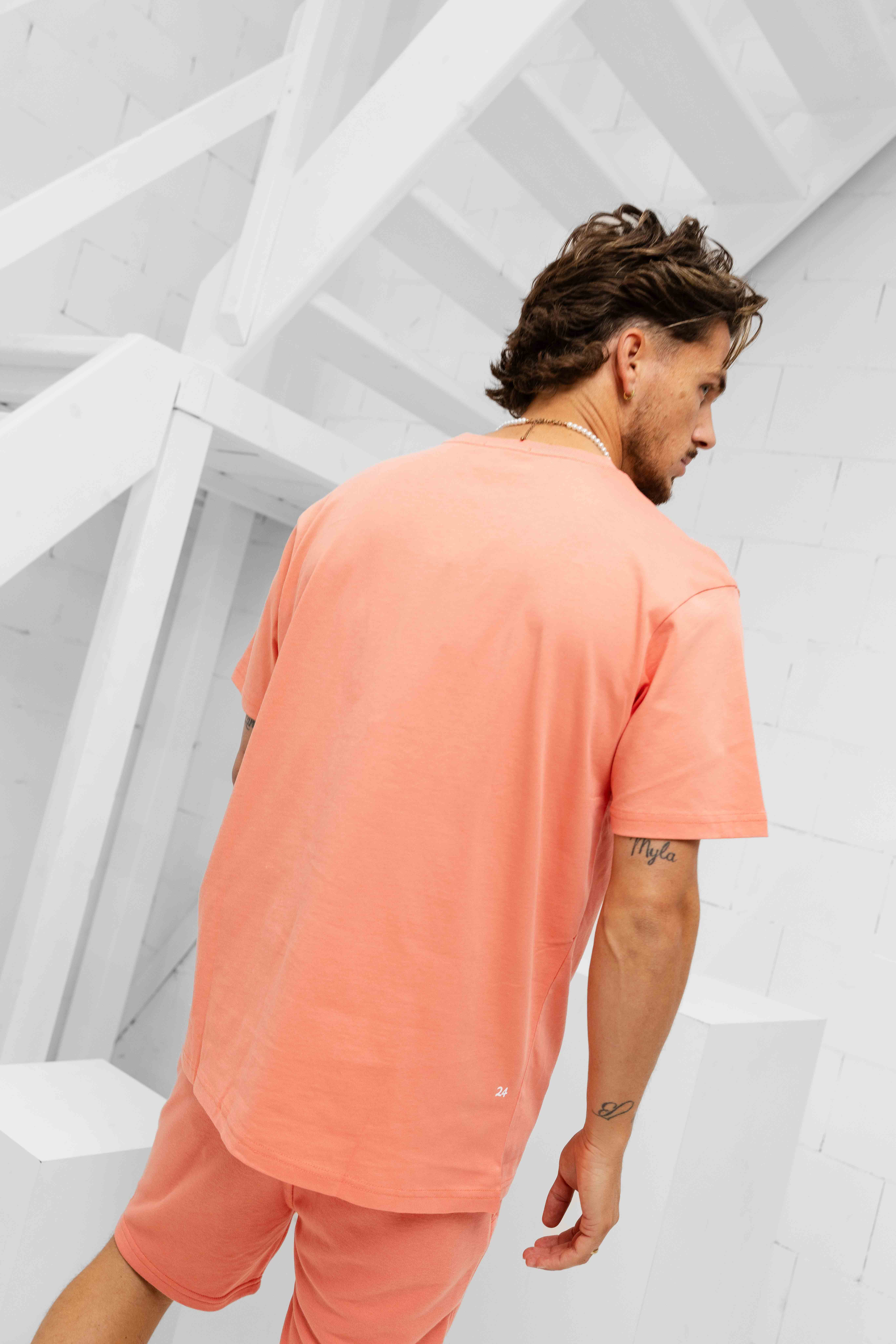 24 Uomo Basic Zomerset Heren Perzik