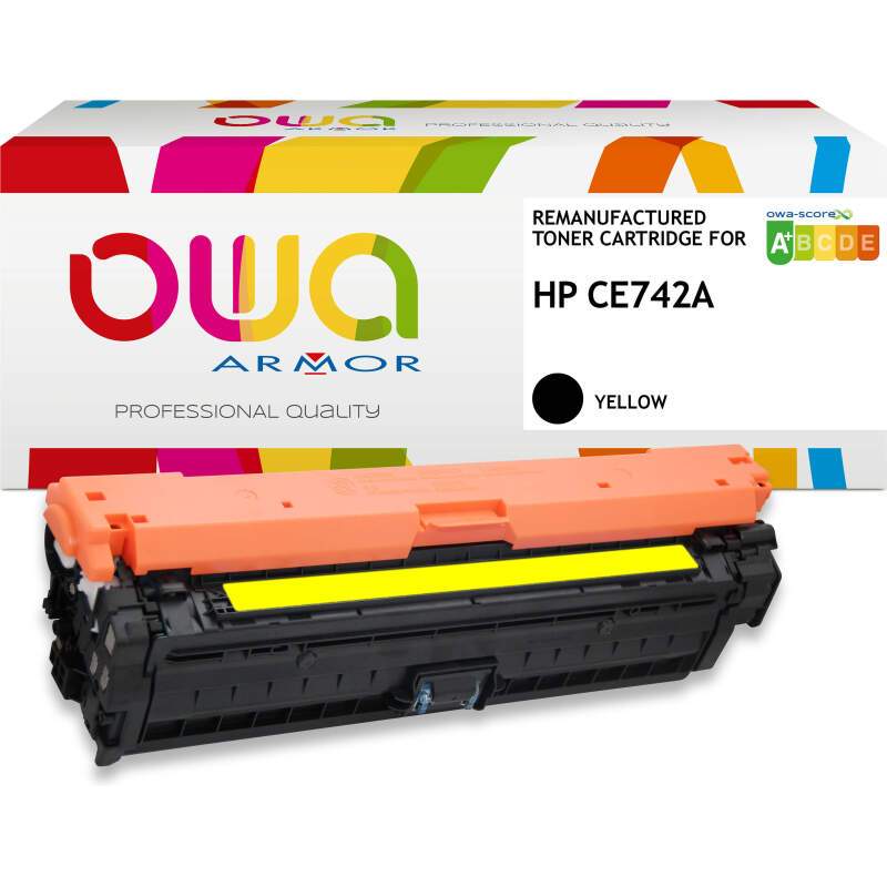 Toner remanufacturé OWA - standard - pour HP CE741A