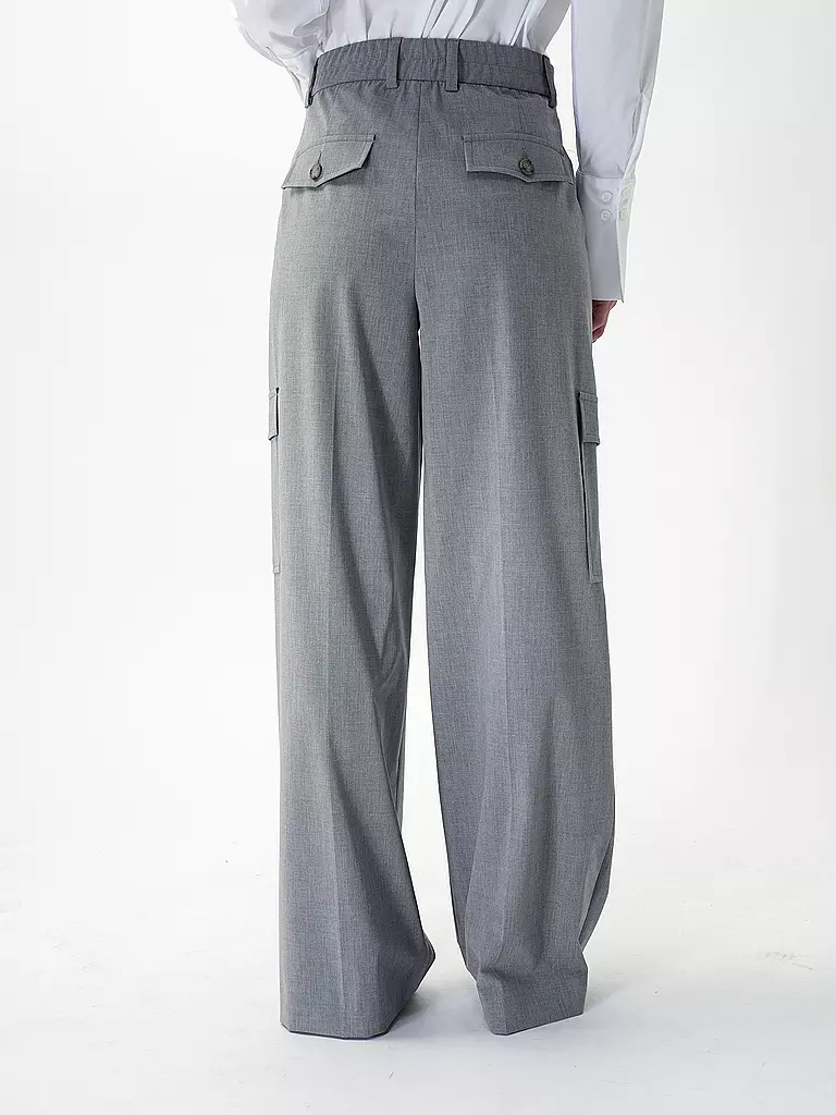 RIANI Cargohose grau