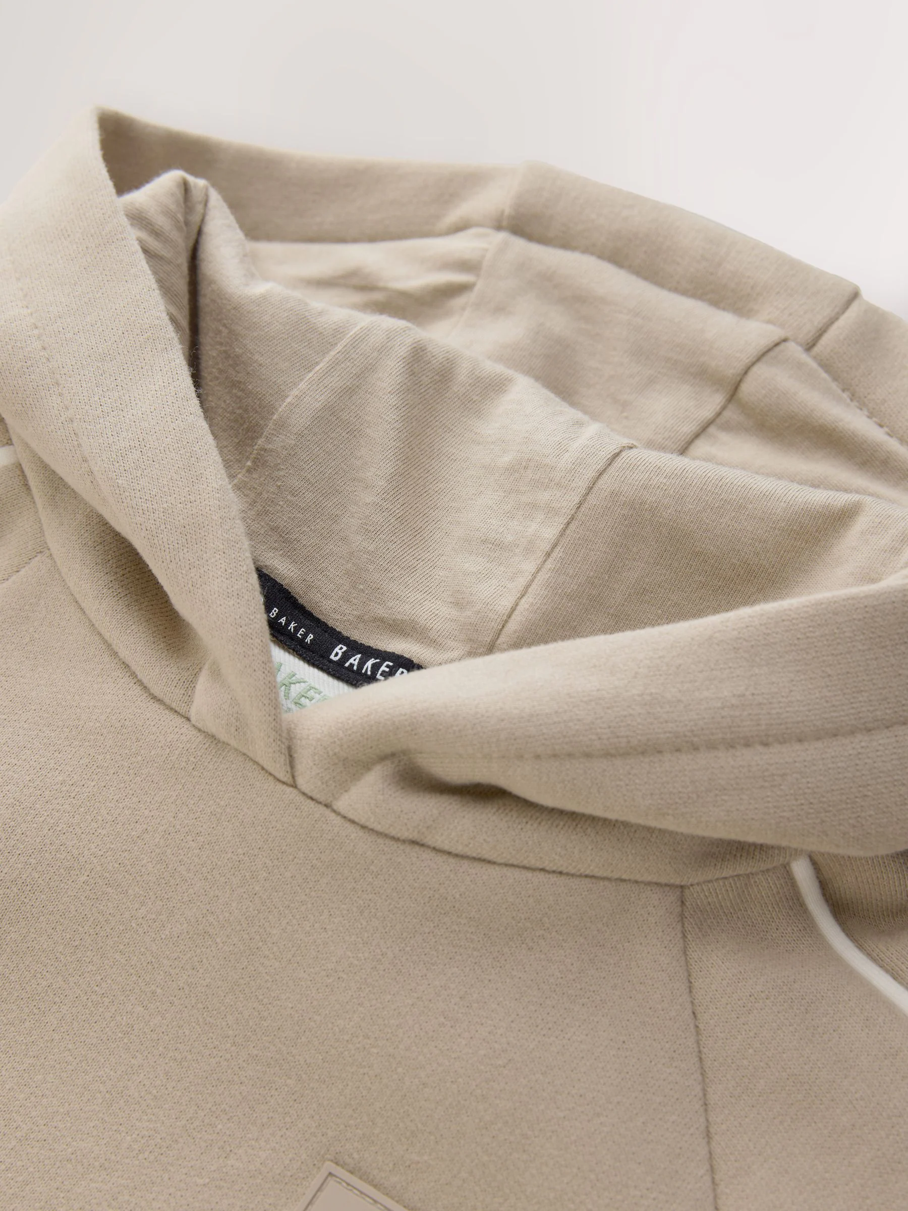 Pastelgeel - Baker by Ted Baker Oversized Piped Hoodie and Joggers Set