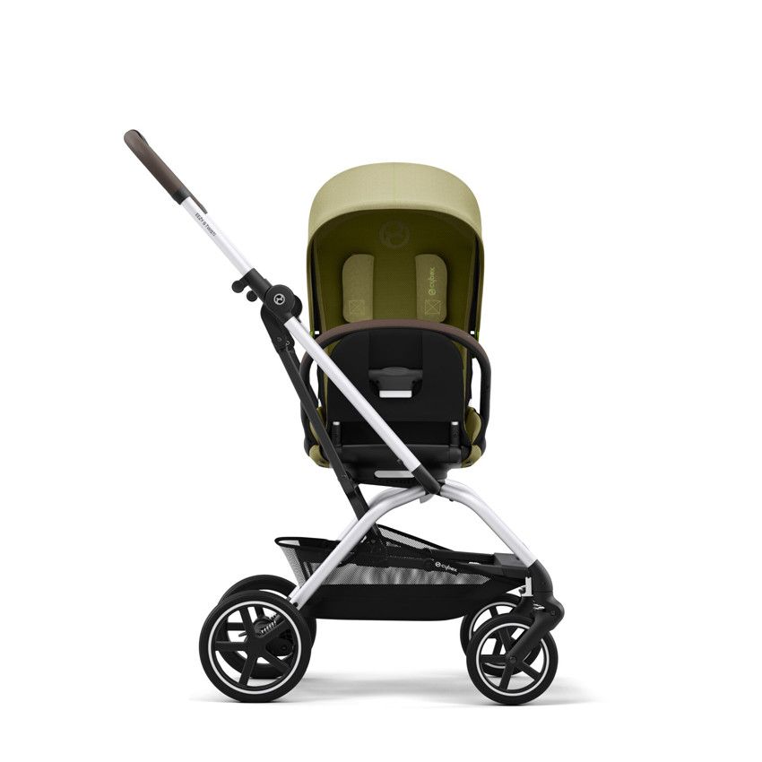 Poussette Eezy S Twist+ 2 châssis Silver - Nature Green - Ecru